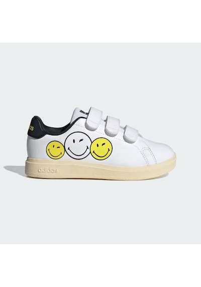 Adidas Advantage Smiley Cf C Unisex Çocuk Spor Ayakkabı Ih6251 Beyaz