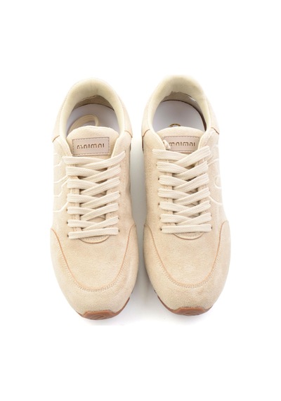 Bambi Bej Süet Kadın Sneaker K01791074072