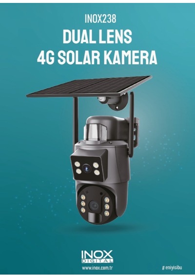 Özkam İnox 3+3 Megapiksel Dual Lens 4g Solar Sim Kartlı Ip Kamera