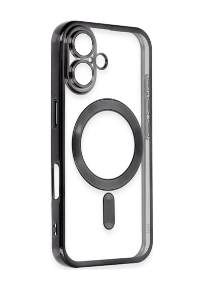Apple iPhone Uyumlu  16 Plus Uyumlu Kılıf Kross Magneticsafe Kapak - Siyah