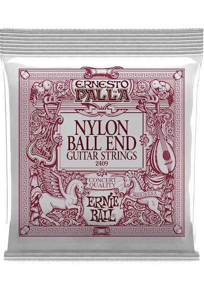 Ernie Ball 2409 Ernesto Palla Nylon Black and Gold Ball End Klasik Gitar Teli