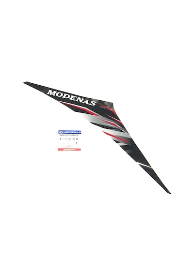 Modenas Gt135 Iç Dizlik Etiketi Kırmızı Sağ