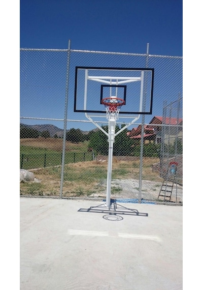 Adelinspor Basketbol Potası Yükseklik Ayarlı 105x180 10 MM Cam
