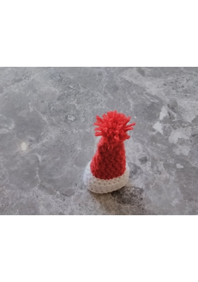 Noel Baba Yılbaşı Şapkası 10cm 3cm