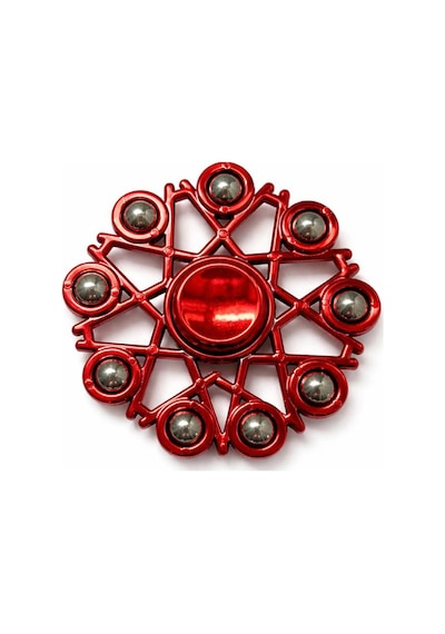 Metal Stres Çarkı Kırmızı Fidget Spinner Dikkat Artırıcı & Rahatlatıcı Oyuncak