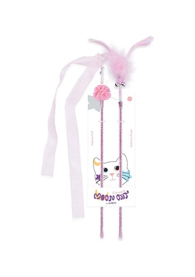 M-pets Mooncat Olta Kedi Oyuncağı Pembe 2li 40 Cm 244-50151.01