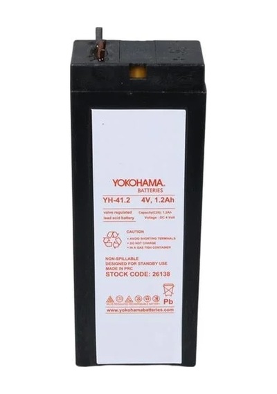 Yokohama Yh-41.2 4 Volt - 1.2 Amper 35x22x91 Mm