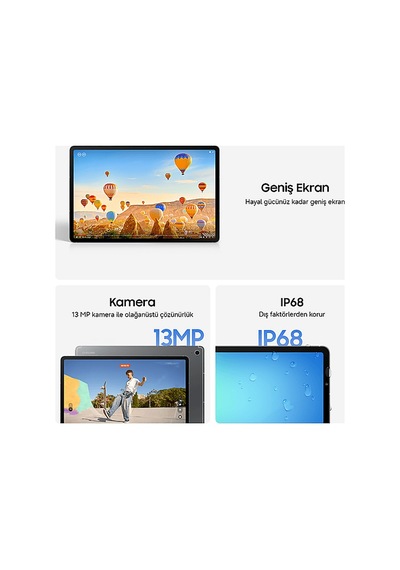 Samsung Galaxy Tab S 10 FE + SM-X620NZARTUR 5G LTE 8 GB 128 GB  13.1" Tablet