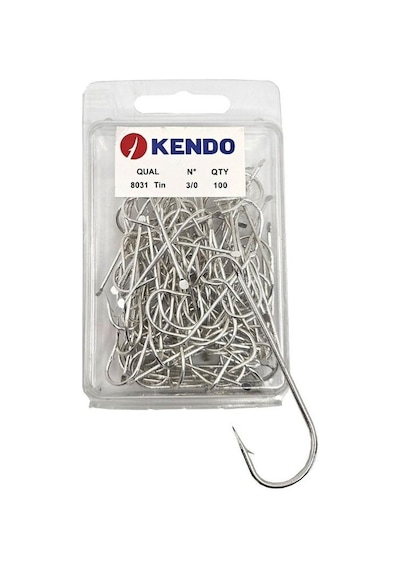 Kendo 8031 Tin 3/0 100 Adet Olta İğnesi 1250 D Kalıbı