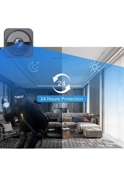 Mini Wifi Kamera 1080p Hd Gece Görüşlü Hareket Algılama İki Yönlü Ses Kablosuz Güvenlik Kamerası