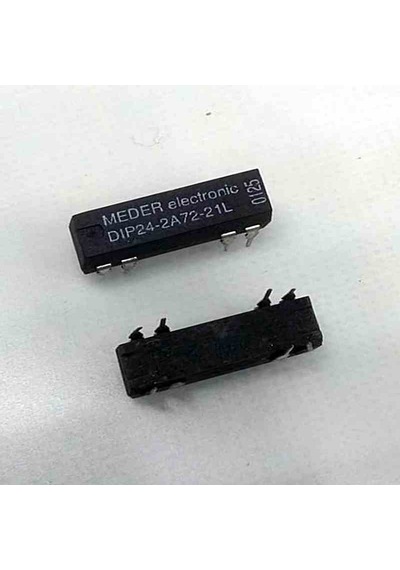 Dıp24-2a72-21l 24v 1a Dpst-no Meder Reed Röle 2 Adet