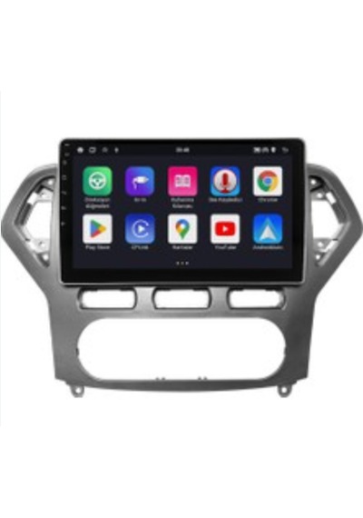 Foxus Ford Modeo Manuel A/c 2007 2010 64gb Hafıza Android Dokunmatik Ekran Oto Teyp - Carplay Wifi Gps Bluetooth Kamera Destekli Oem
