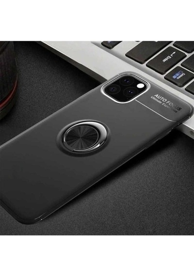 Apple Uyumlu iPhone 11 Pro Kılıf Zore Ravel Silikon Kapak Siyah