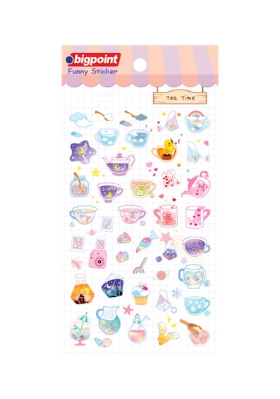 Bigpoint Sticker Çay Zamanı X 15 Adet