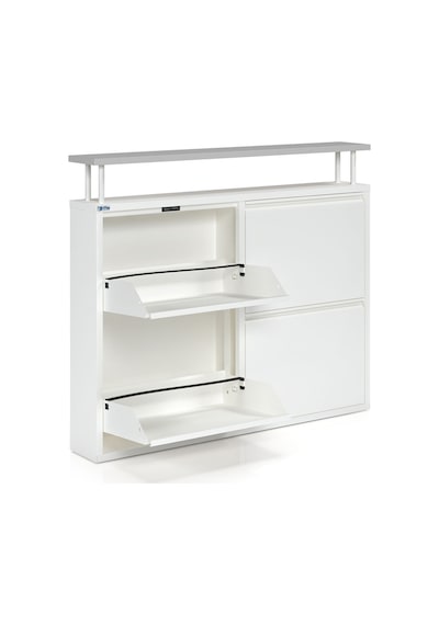 Ceha Tablalı 4'lü Metal Ayakkabılık - Beyaz K.AYK-2.4 /G/P 9010 Ceha Tablalı 4'lü Metal Ayakkabılık - Beyaz K.AYK-2.4 /G/P 9010