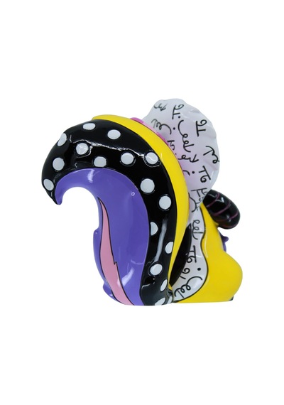 Disney Britto Bambi Çiçek Çekingen Poz Minyatür Heykelcik, 7,5 Cm, Çok Renkli
