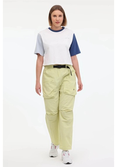 Lumberjack Wl Annabel-c 11ck1234 5fx Kadın Crop Tshırt Beyaz