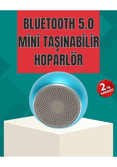 Taşınabilir Bluetooth Hoparlör Eller Serbest Arama Özellikli