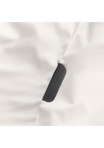 Jack & Jones Erkek Ayarlanabilir Bagcikli Kapüsonlu Puffer Ceket - Galaxy - 12303930 Moonbeam