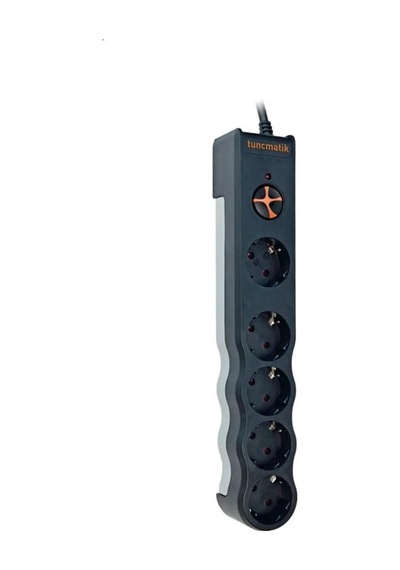 Tunçmatik Tsk6136 Powersurge 5&amp Apos Lı Siyah 1050 Joule Kablosuz