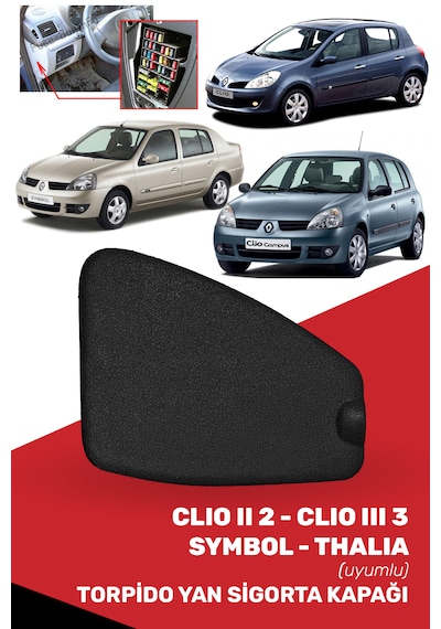 Clio-symbol Torpido Yan Sigorta Kapağı, 8200966332 - 7700431696