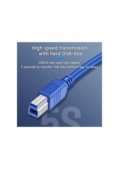 Sp-u3rbl030 3 Metre Usb 3.0 Am-bm Data Kablosu