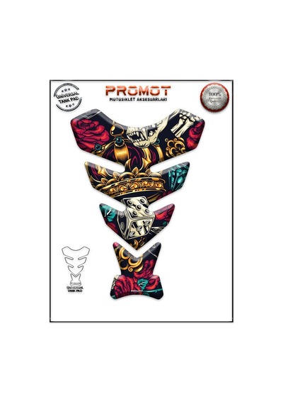 Universal Motosiklet Tank Pad 3d Sticker 0286 Diğer