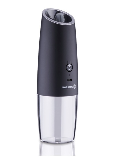 Korkmaz Comfort Şarjlı Siyah Otomatik Baharat Öğütücü 150 Ml A5666 Çok  Renkli