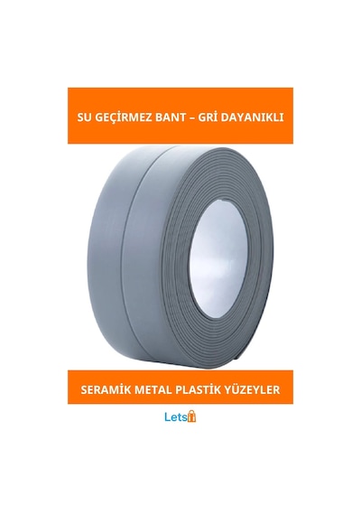 Su Geçirmez Gri Sızdırmaz Bant Mutfak Ve Banyo İçin 1 Adet