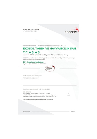 Ekosolfarm%100 Solucan Gübresi 25 Kg Organik Gübre Tüm Bitkilerde Kullanıma Uygun Katı Toz Formda Gübre Diğer