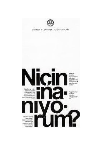 Niçin İnanıyorum - Diyanet İşleri Başkanlığı