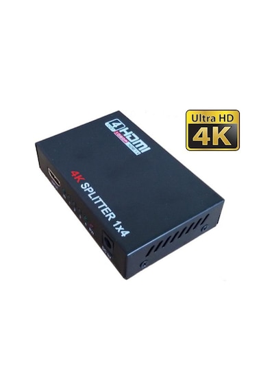4 Port 4K Ultra Hd 1 Giriş 4 Çıkış Hdmi Görüntü Çoğaltıcı Pq-Spl4