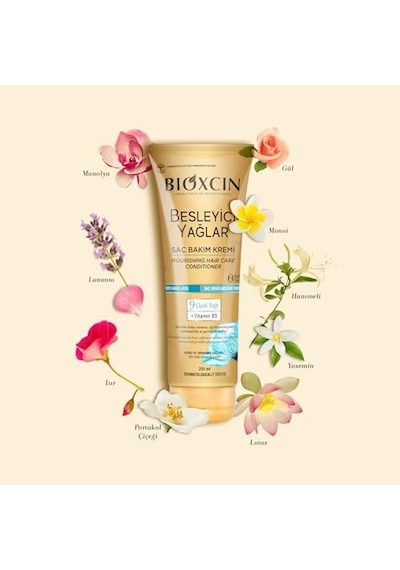 Besleyici Saç Bakım Kremi 9 Çiçek Yağı, B5 Vitamini Ve Biocomplex B11 İçeren Yoğun Nemlendirici Krem 250 Ml Kuru Ve Yıpranmış Saçlar İçin 92906475