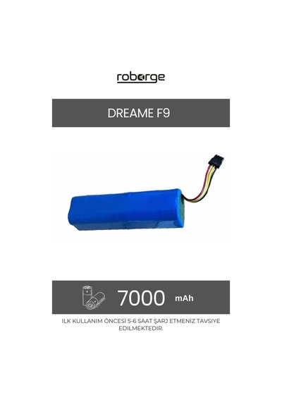 Dreame F9 Robot Süpürge Uyumlu Batarya 7000 Mah - Muadil Ürün