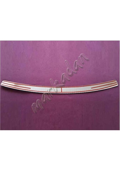 Woc Chrome Vw Caddy Krom Arka Tampon Eşiği 2004 2014 Paslanmaz Çe