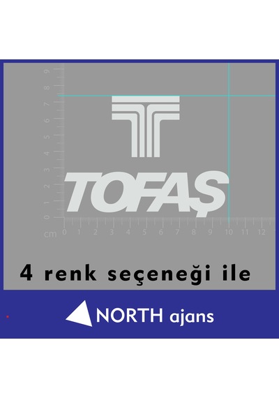Beyaz Araç Sticker Etiketleri 10cm Model 59