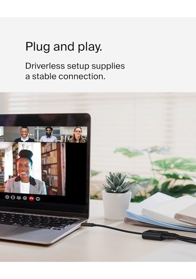 Connect Usb-c - Ethernet + Şarj Adaptörü 100w, Gigabit Ethernet Bağlantı Noktası Ve Usb-c Bağlantı Noktası -