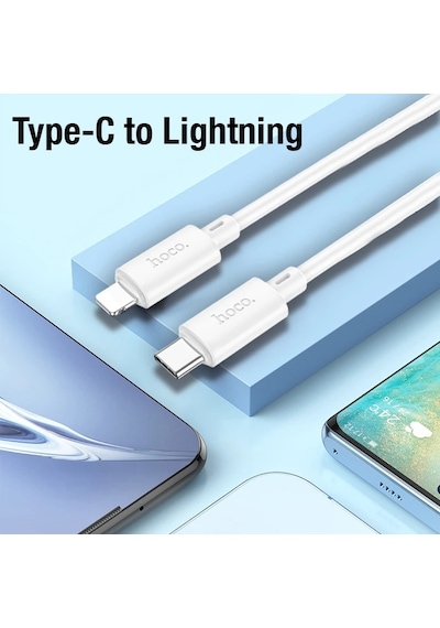 Hoco X88 20w Type-c To Apple     Uyumlu iPhone Lightning Hızlı Data Ve Şarj Kablosu- 5775