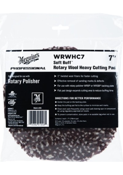 Meguiars Yün Pasta Pedi kırmızı 17.5 Cm. Wrwhc7