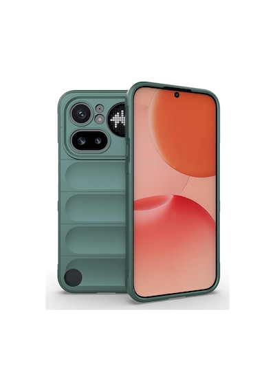 Adige Nothing Phone 4a Pro Kılıf Etnik Optimum Silikon Yeşil