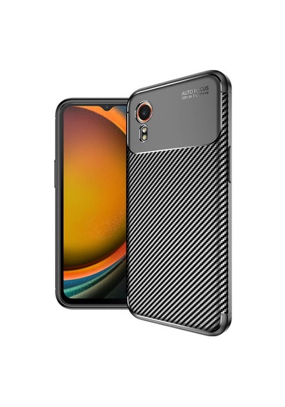Teleplus Samsung Galaxy Uyumlu Xcover7 Kılıf Texture Negro Silikon Kapak