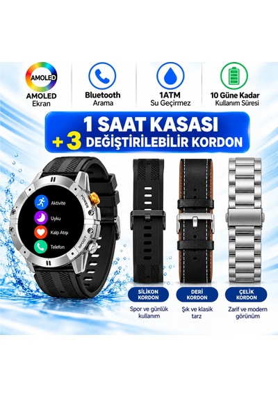 Hainoteko RW-58 Amoled Akıllı Saat (İthalatçı Garantili)