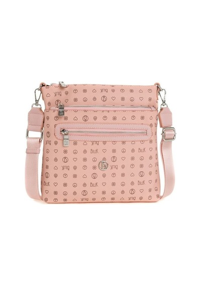 Bilik Deri Monogram Pembe Kadın Çapraz Askılı Çanta Mtş 269-mn 001