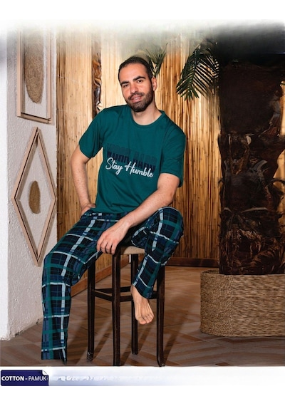 Sude Erkek Süprem İnce Kısa Kol Pijama Takımı A 803/129 - 1 Adet 001