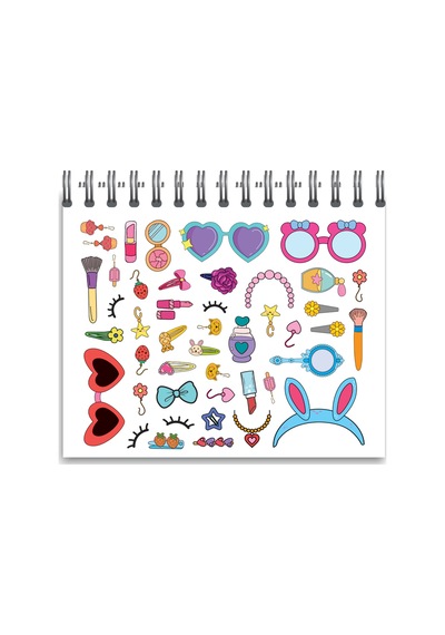 Stickerlı Boyama Kitabım Güzellik Atölyesi