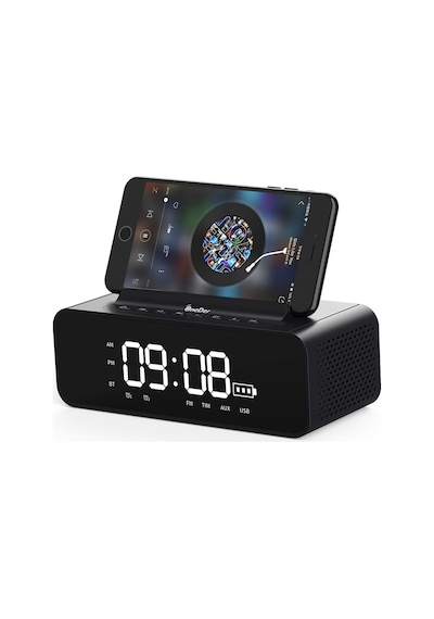 Oneder V06 Digital Saatli Bluetooth Hoparlör