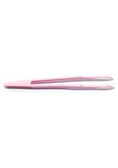 Koodmax Hassas Elektronik Ve El Sanatları Tamir Cımbızı Sert Plastik 12cm Kavisli Cımbız Pembe