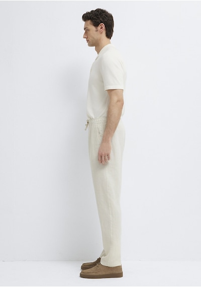 Mavi - Bej Keten Pantolon 0010577-70134