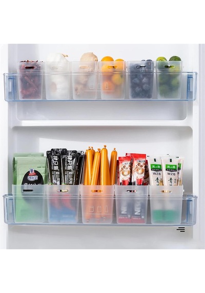 Buzdolabı Kapak İçi Organizer Kutu 6'lı Set Mutfak Düzenleyici Buzdolabı Organizer Diğer