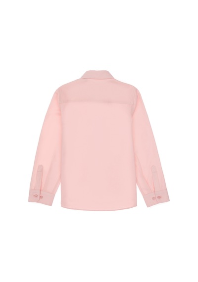 U.S. Polo Assn. Kız Çocuk Açık Pembe Uzun Kollu Basic Gömlek 50306588-VR078